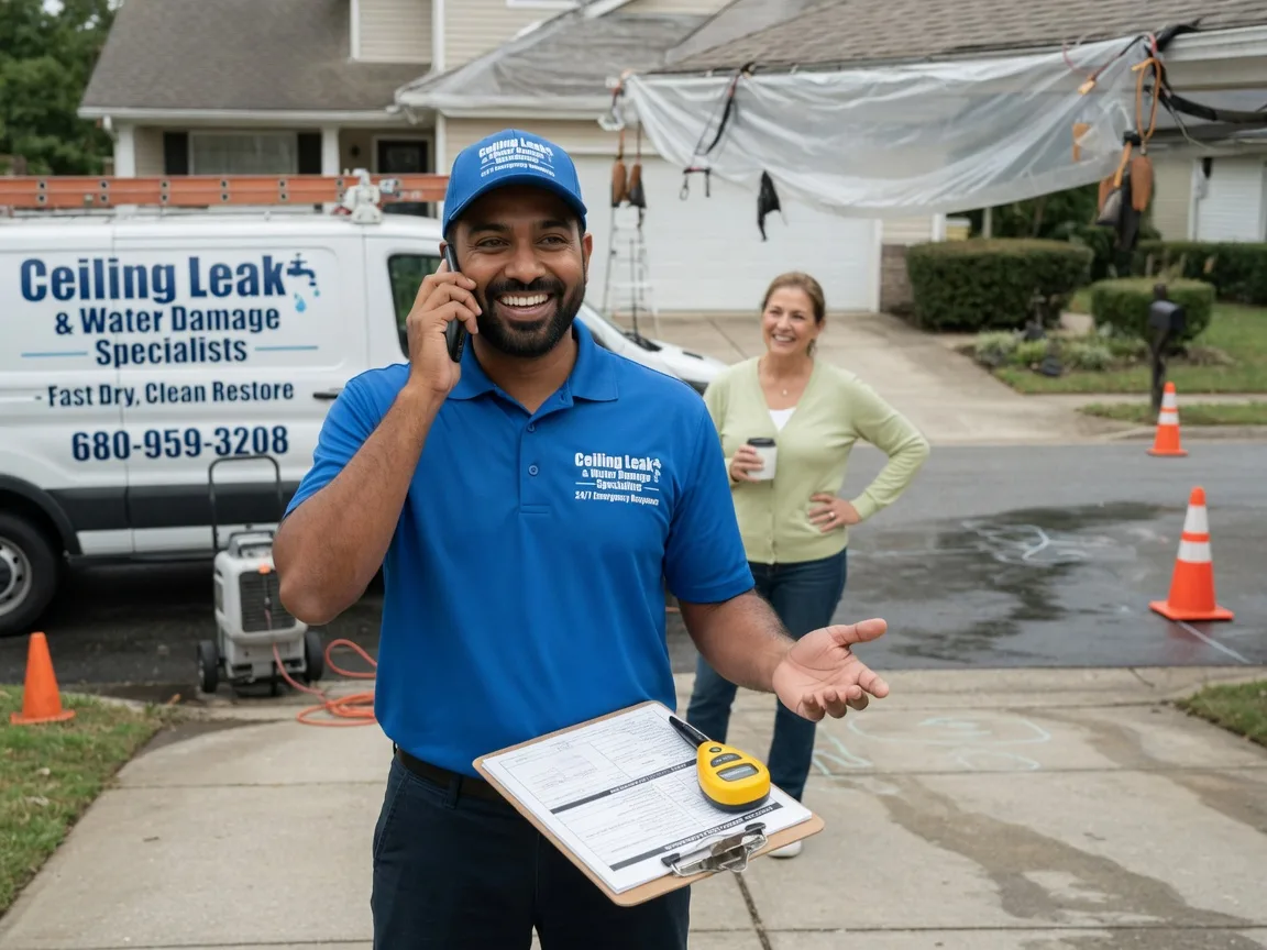 Ceiling Leak Cleanup Elk City, OK FAQs